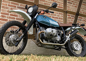 BMW R 100 GS, Axel